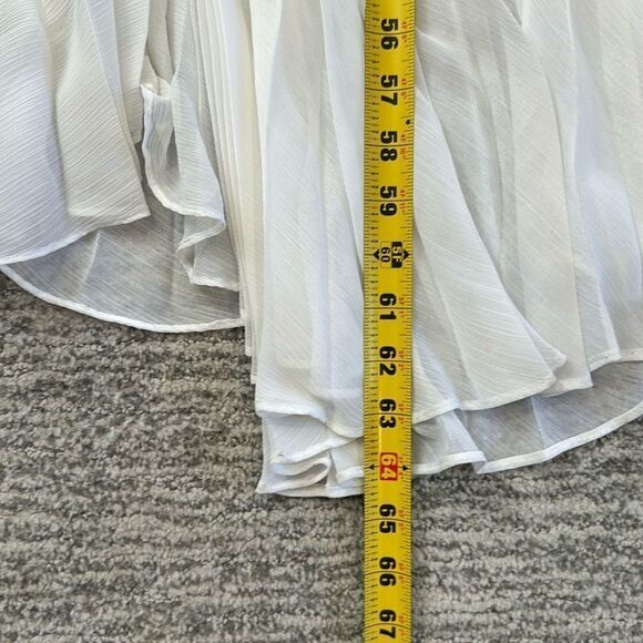 NWT Alice + Olivia Luna Leather-Top Maxi Dress Size 8 - Picture 11 of 14